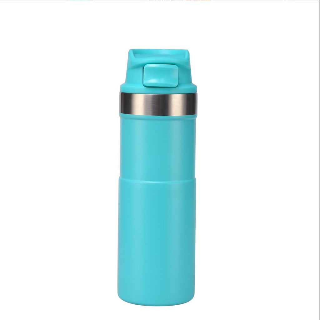 16oz Stainless Steel Insulated Travel Mug with Trigger Lid N5941