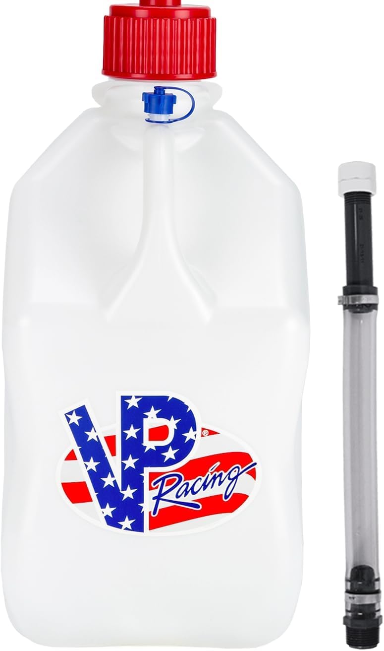 5.5 Gal. Square Motorsport Jug with Filler Hose R1631