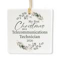 Ceramic 3-inch Square Ornament F95636