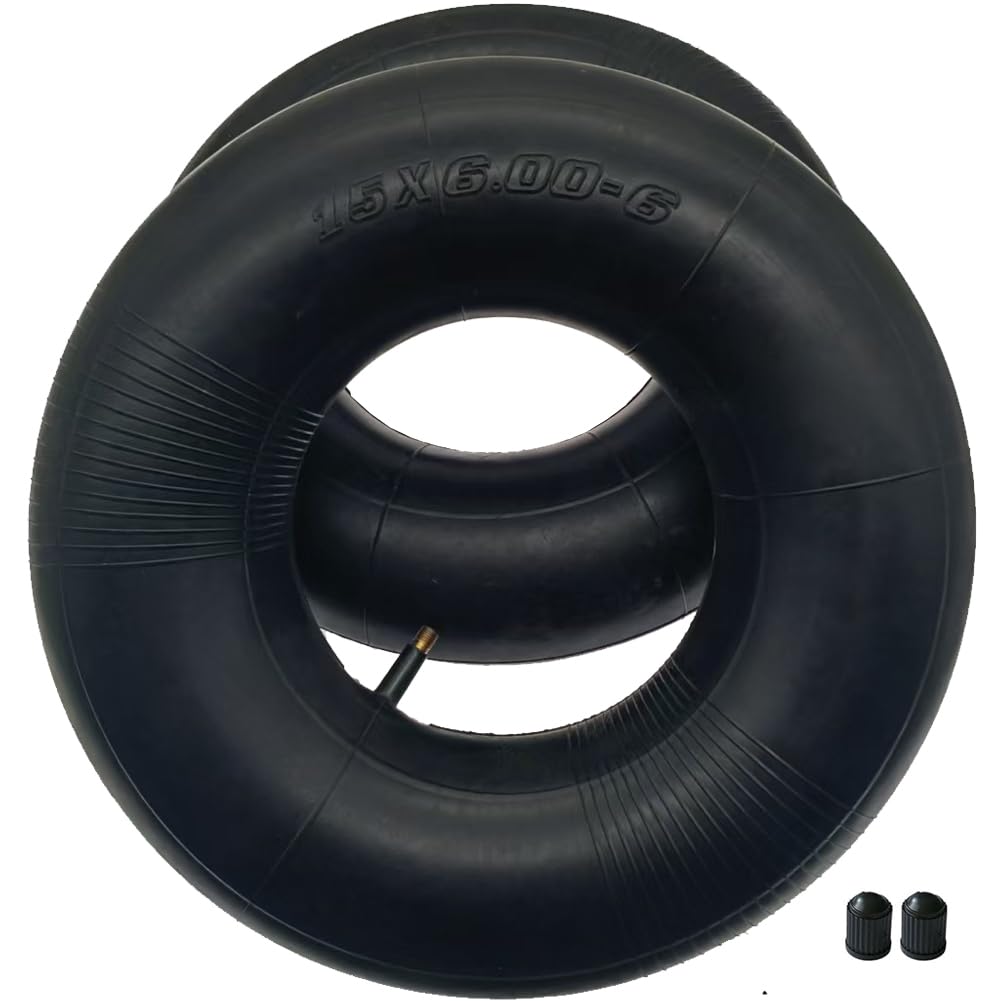 2 Pack 15x6.00-6" Inner Tube with TR-13 Straight Valve Stem Q4994