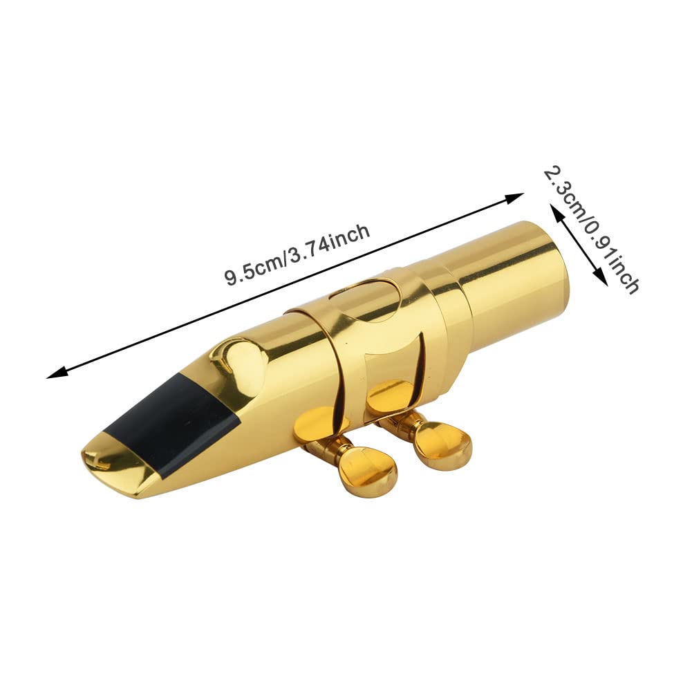 Eb Alto Saxophone Mouthpiece with Cap & Ligatures T743