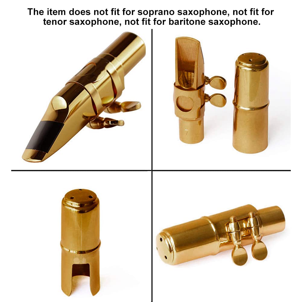 Eb Alto Saxophone Mouthpiece with Cap & Ligatures T743