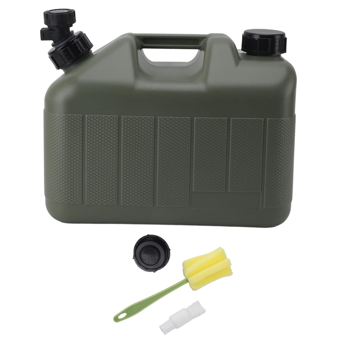10L Green Camping Water Container with Faucet Q6891