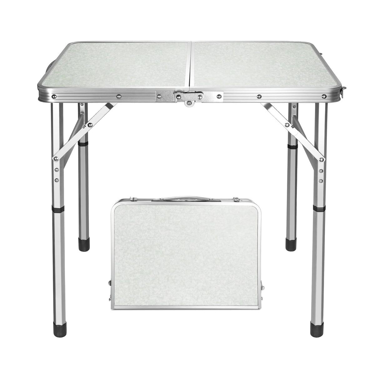 Folding Camping Table with Adjustable Legs K71321