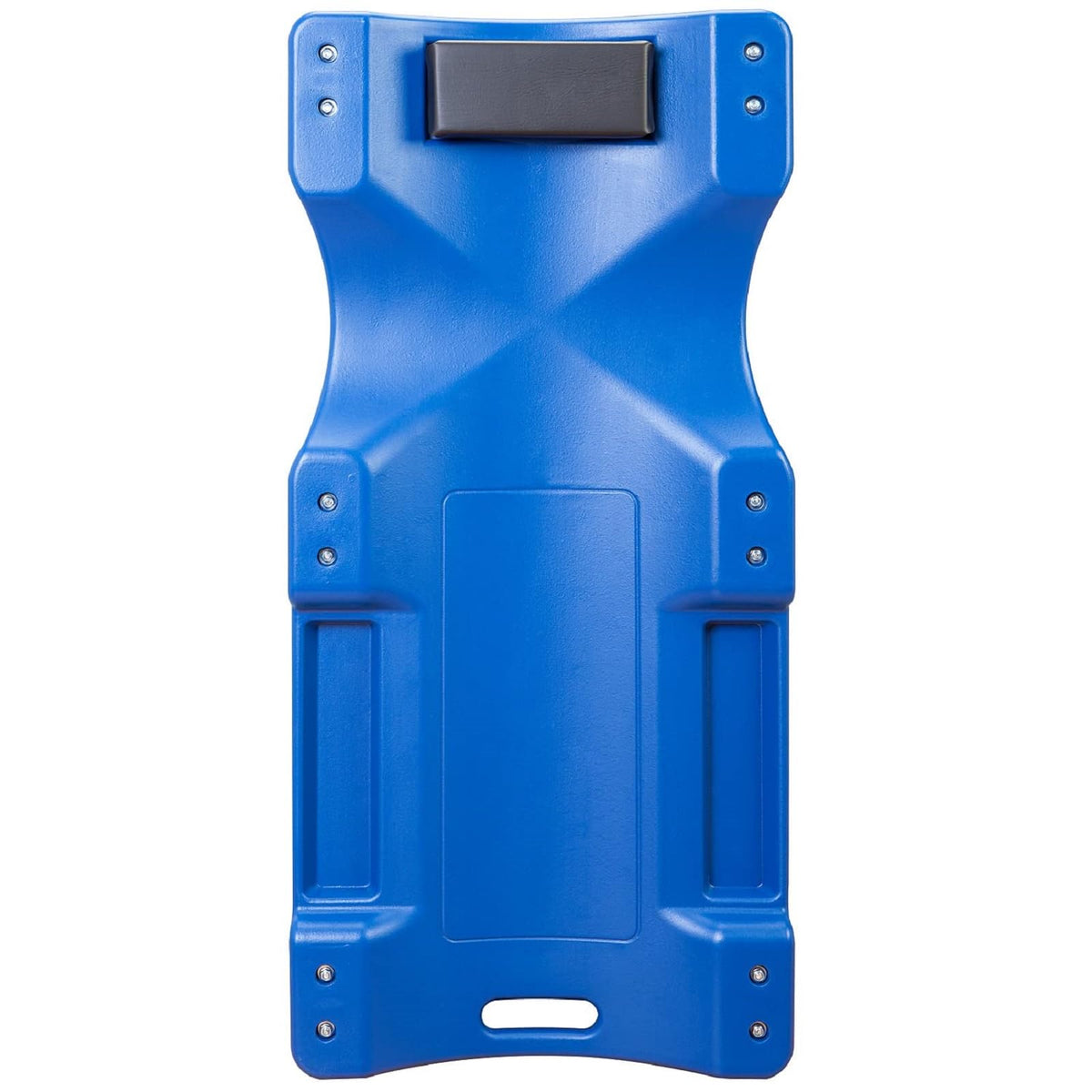 Blue Plastic Rolling Garage Creeper with Padded Headrest and 6 Casters A83000