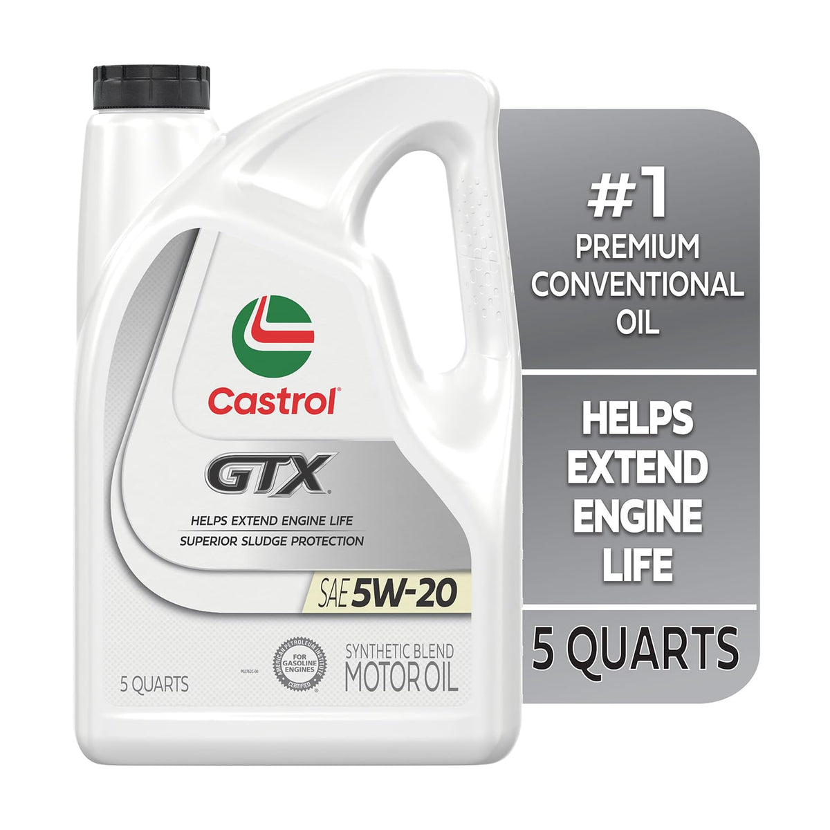 5W-20 Synthetic Blend Motor Oil, 5 Quarts T6949