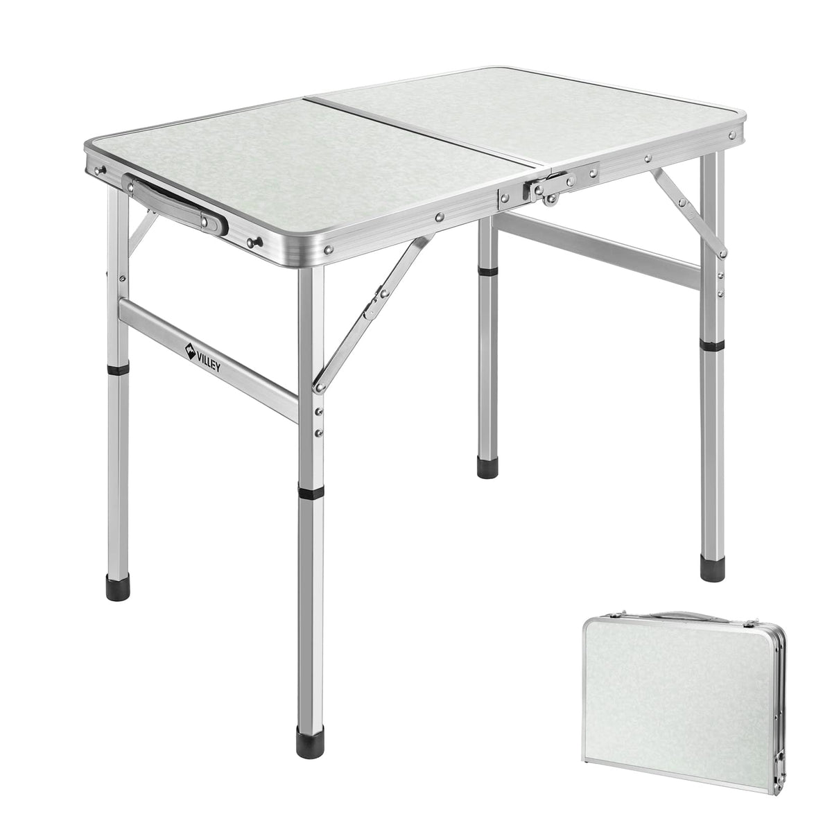 Folding Camping Table with Adjustable Legs K71321
