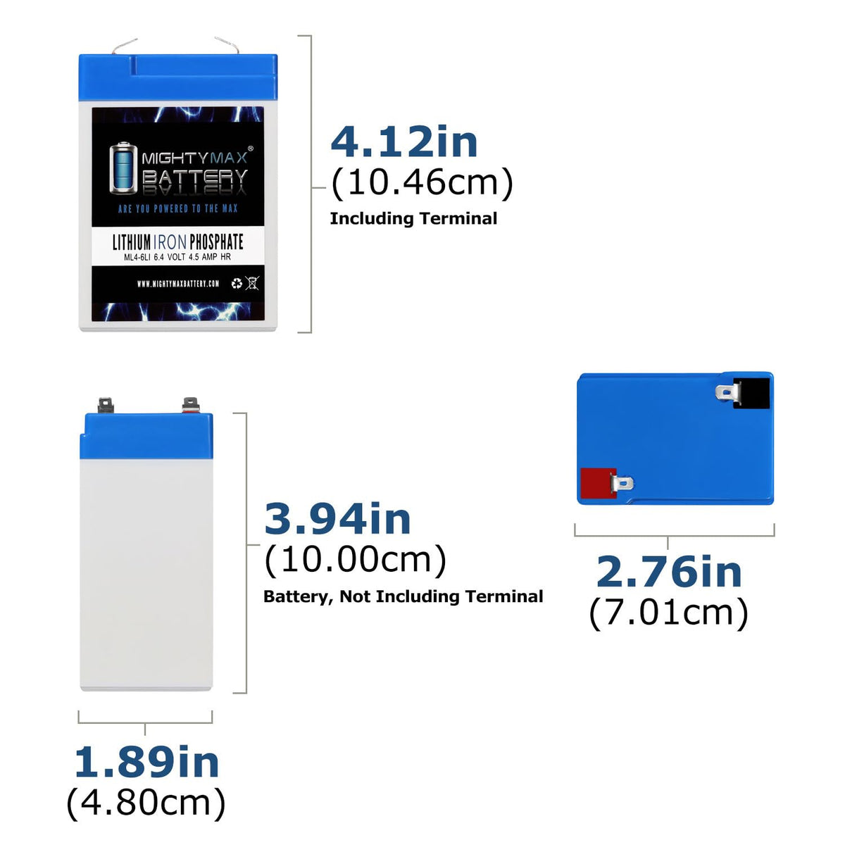 6V 4.5AH Lithium Replacement Battery J5630