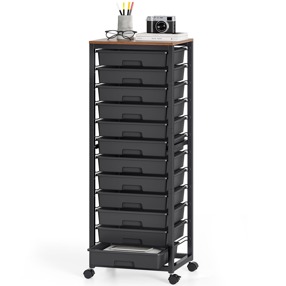 Rolling Cart with 12 Drawers V65856