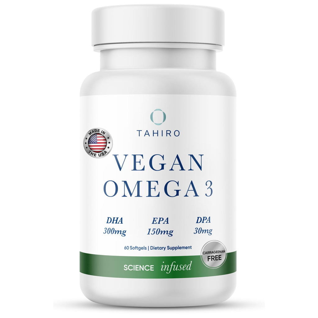 Vegan Omega-3 Softgels with DPA, DHA & EPA, 1000mg Y5904