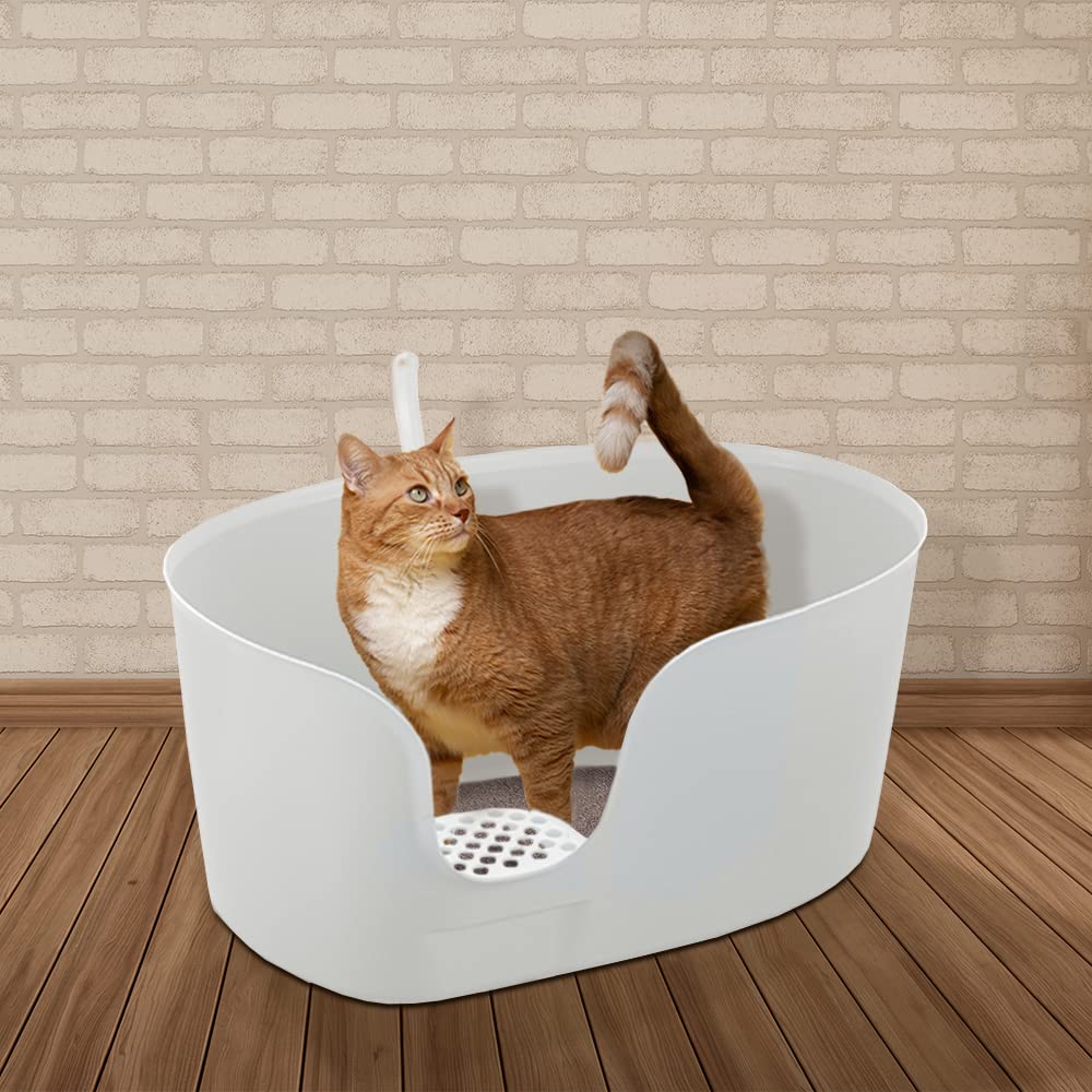 High Wall Cat Litter Box XL White K57457