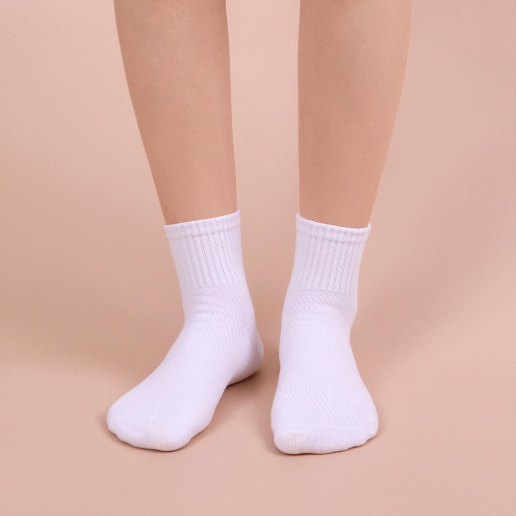 Bamboo Viscose Above Ankle Thin Socks 5 Pairs A7232