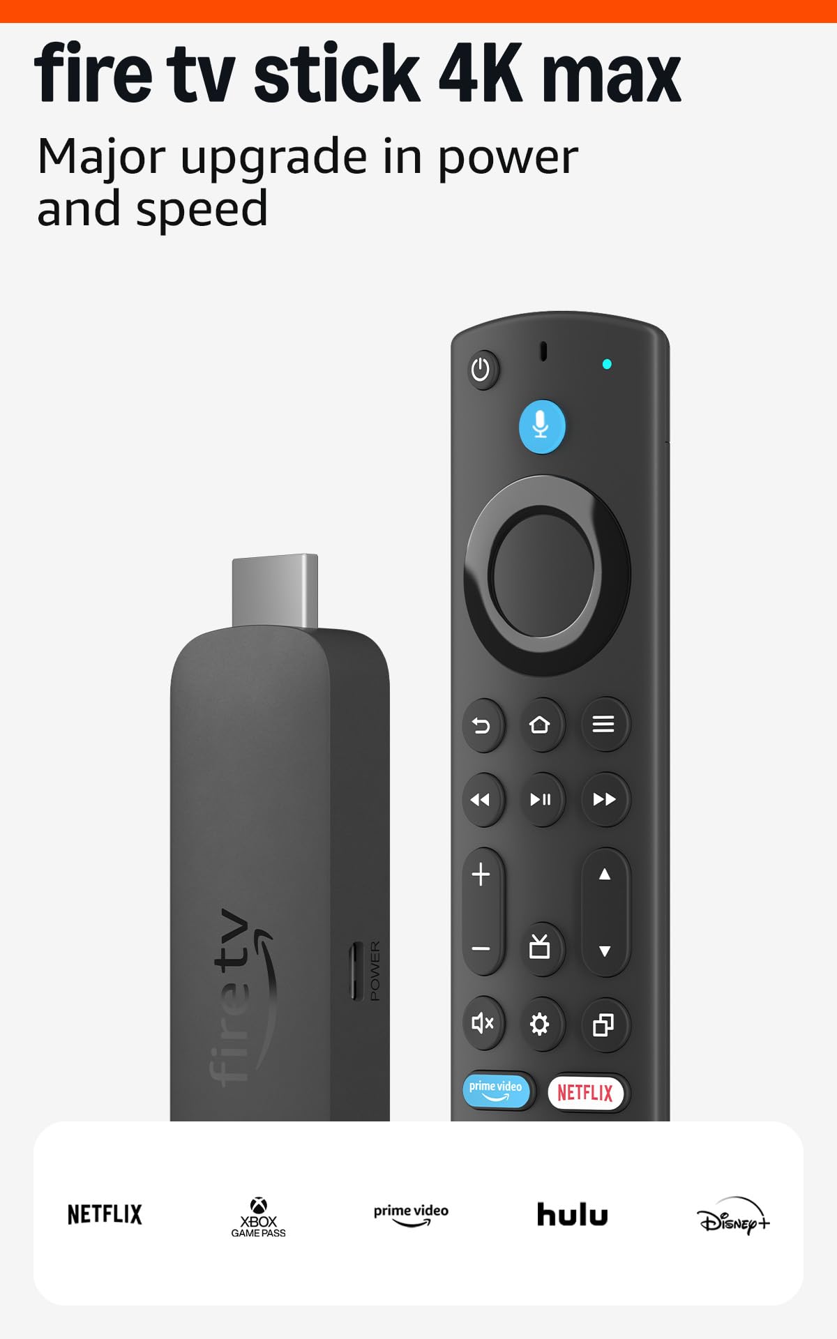 Like-New 4K Max Streaming Device with Wi-Fi 6E J58283