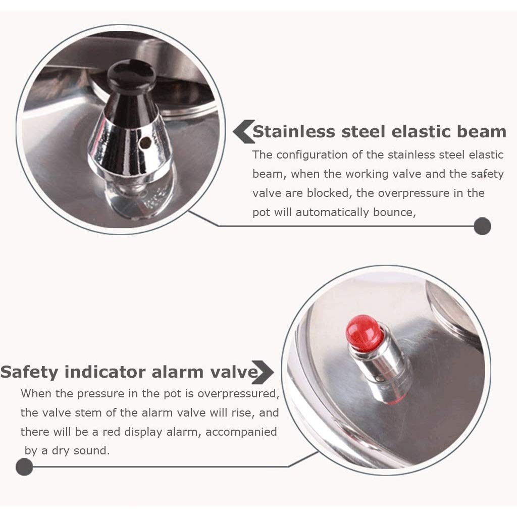 Aluminum Pressure Cooker Non-Stick 3L L99784