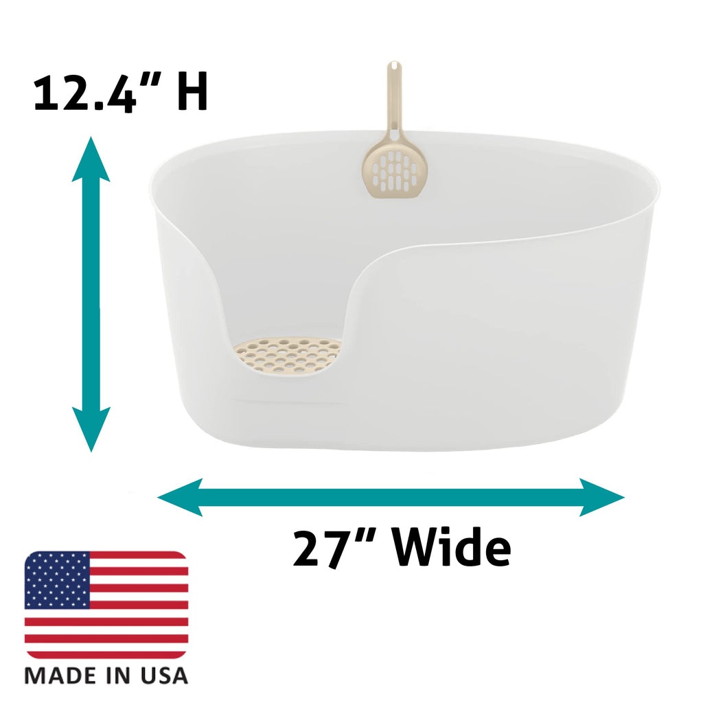 High Wall Cat Litter Box XL White K57457