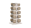 Neoprene Dumbbell Set with Storage Rack N200