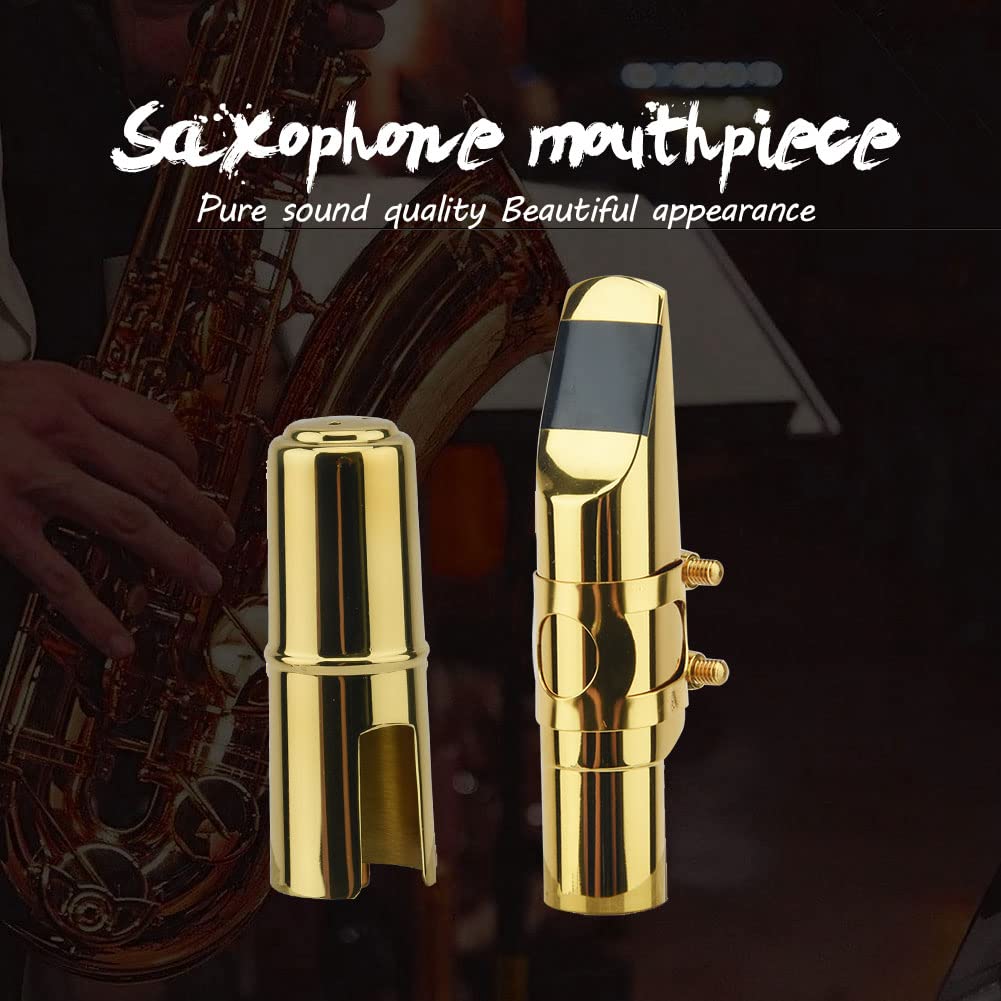 Eb Alto Saxophone Mouthpiece with Cap & Ligatures T743