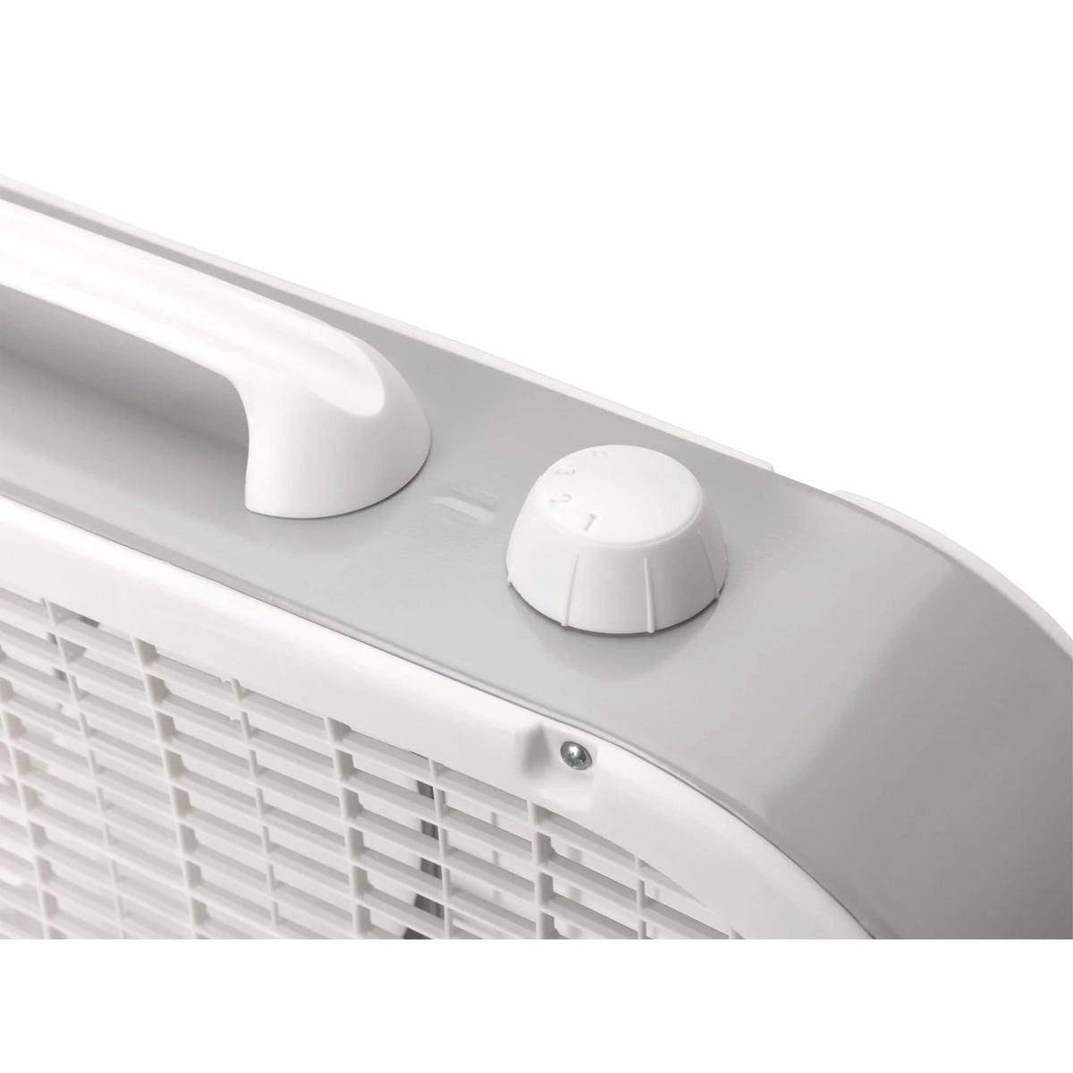 20" 3 Speeds White Portable Floor Fan C387042