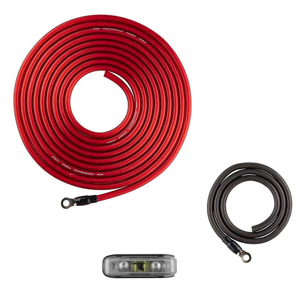 4 Gauge CCA Amplifier Installation Wiring Kit C8901