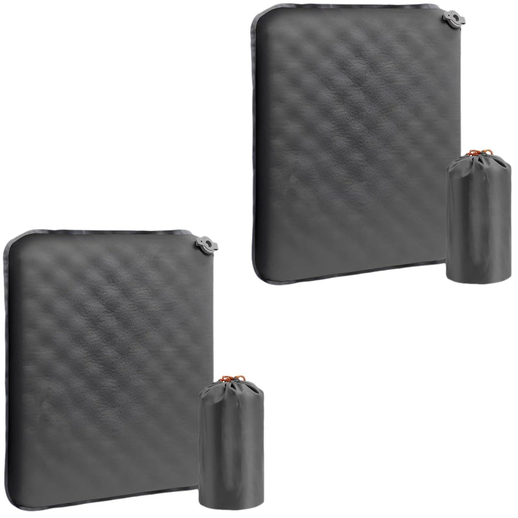 2 Pcs Inflatable Seat Cushion, 16.9 x 13 in Nylon TPU G827383