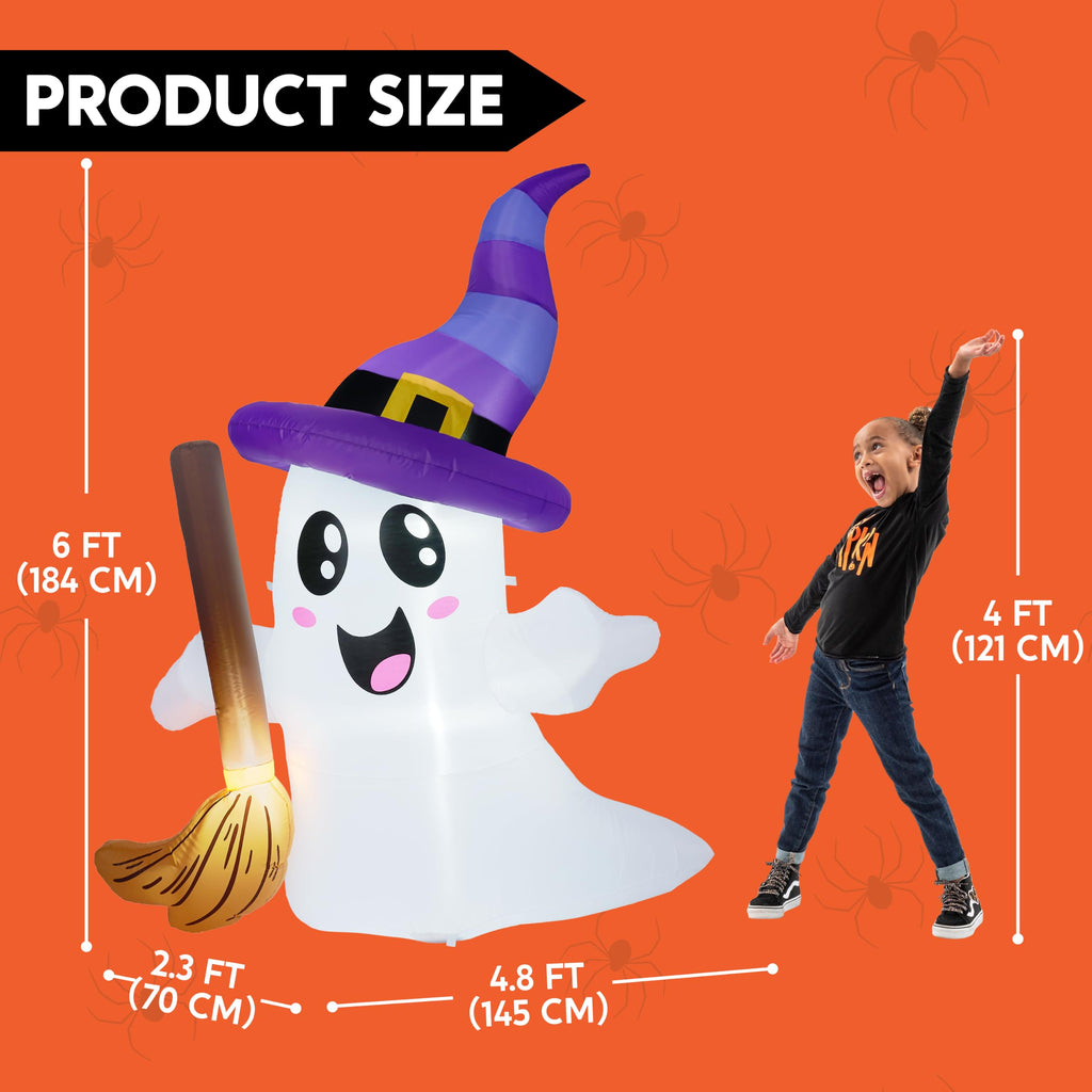 Halloween Inflatables Ghost Outdoor Decorations with LED V5488