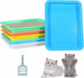 6 Pcs Low Entry Portable Litter Box with Scooper T4672