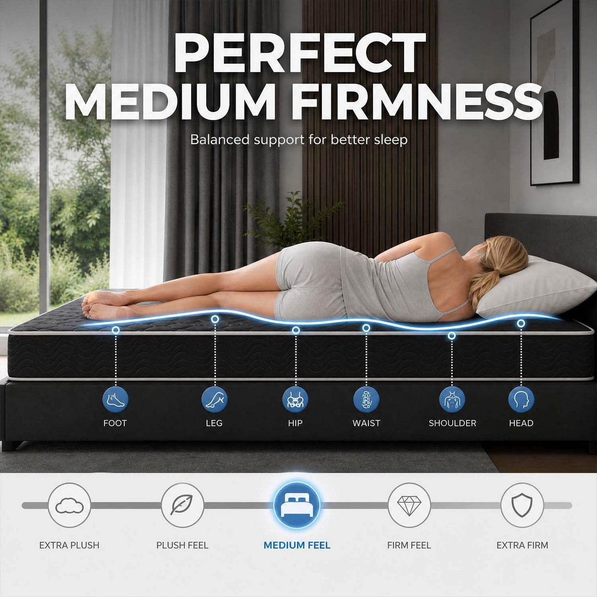 6 Inch Twin Memory Foam Mattress Z9596