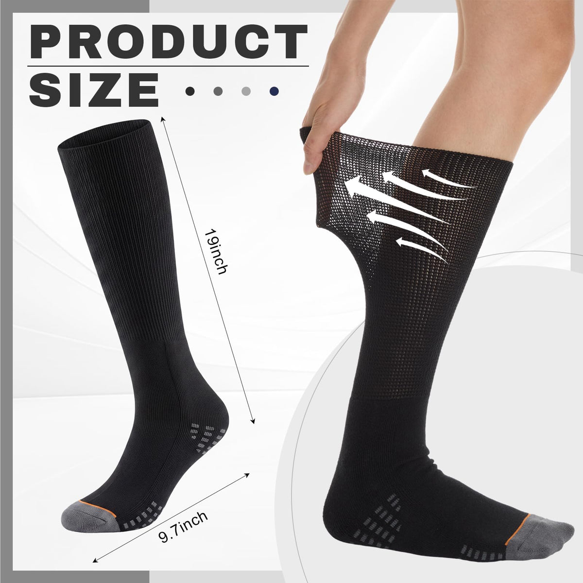 4 Pairs Walking Boot Socks P96895