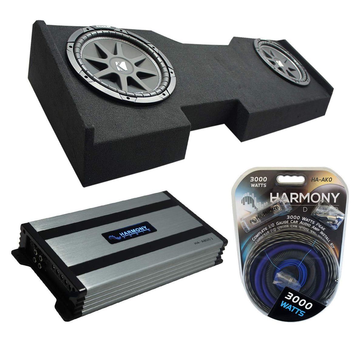 Dual 12" Sub Box with Amp D57509