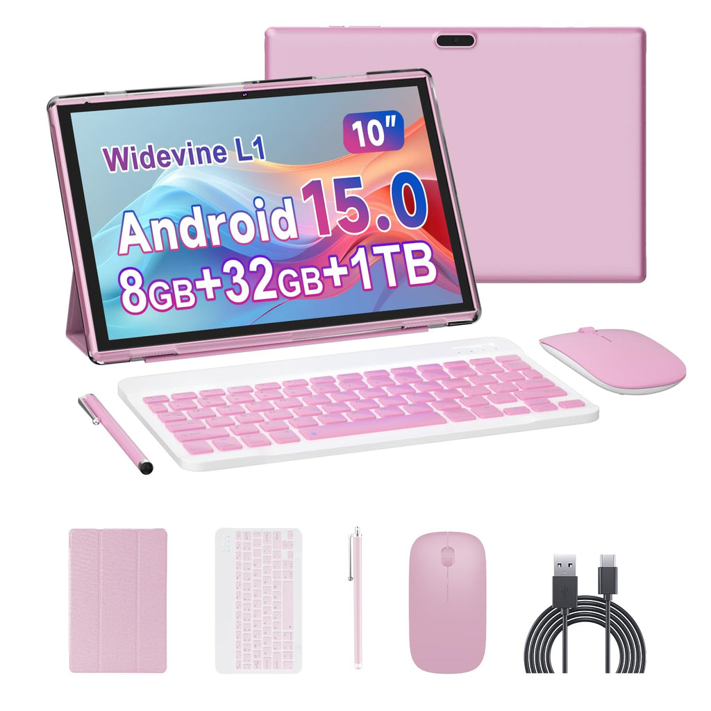 10 inch 2 in 1 Android Tablet with Keyboard 8GB RAM 32GB ROM C83796
