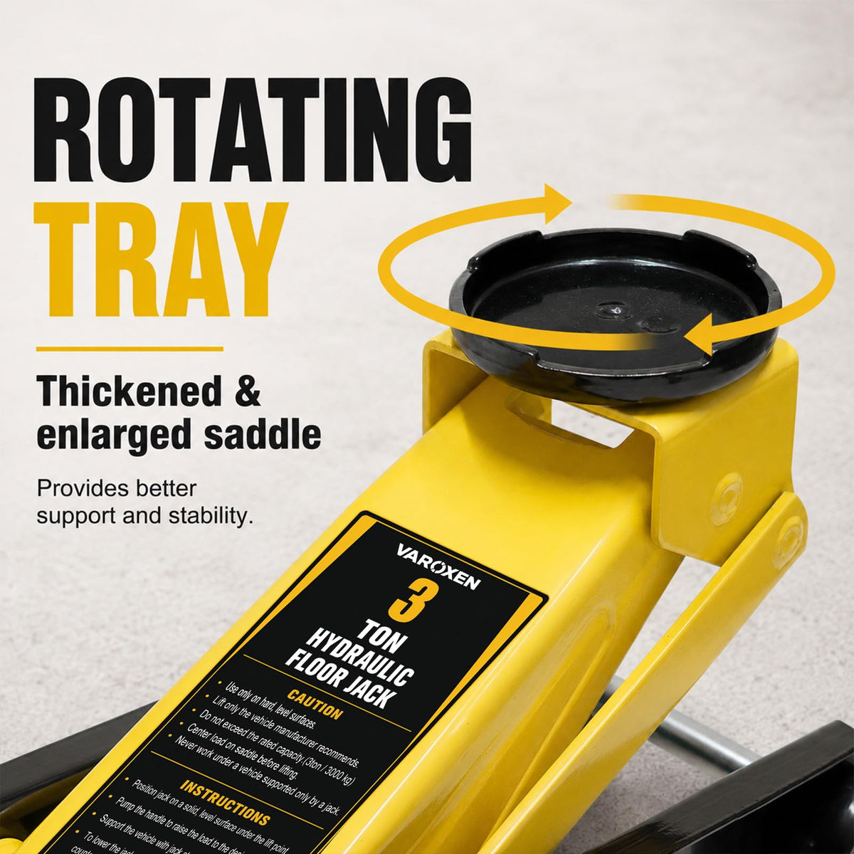 3 Ton Low Profile Hydraulic Floor Jack, 6000LBS F123714