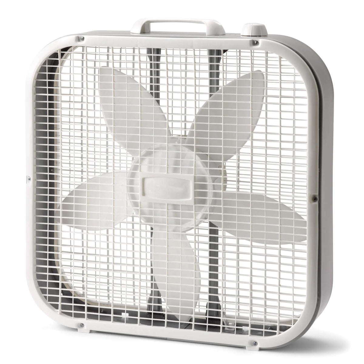 20" 3 Speeds White Portable Floor Fan C387042