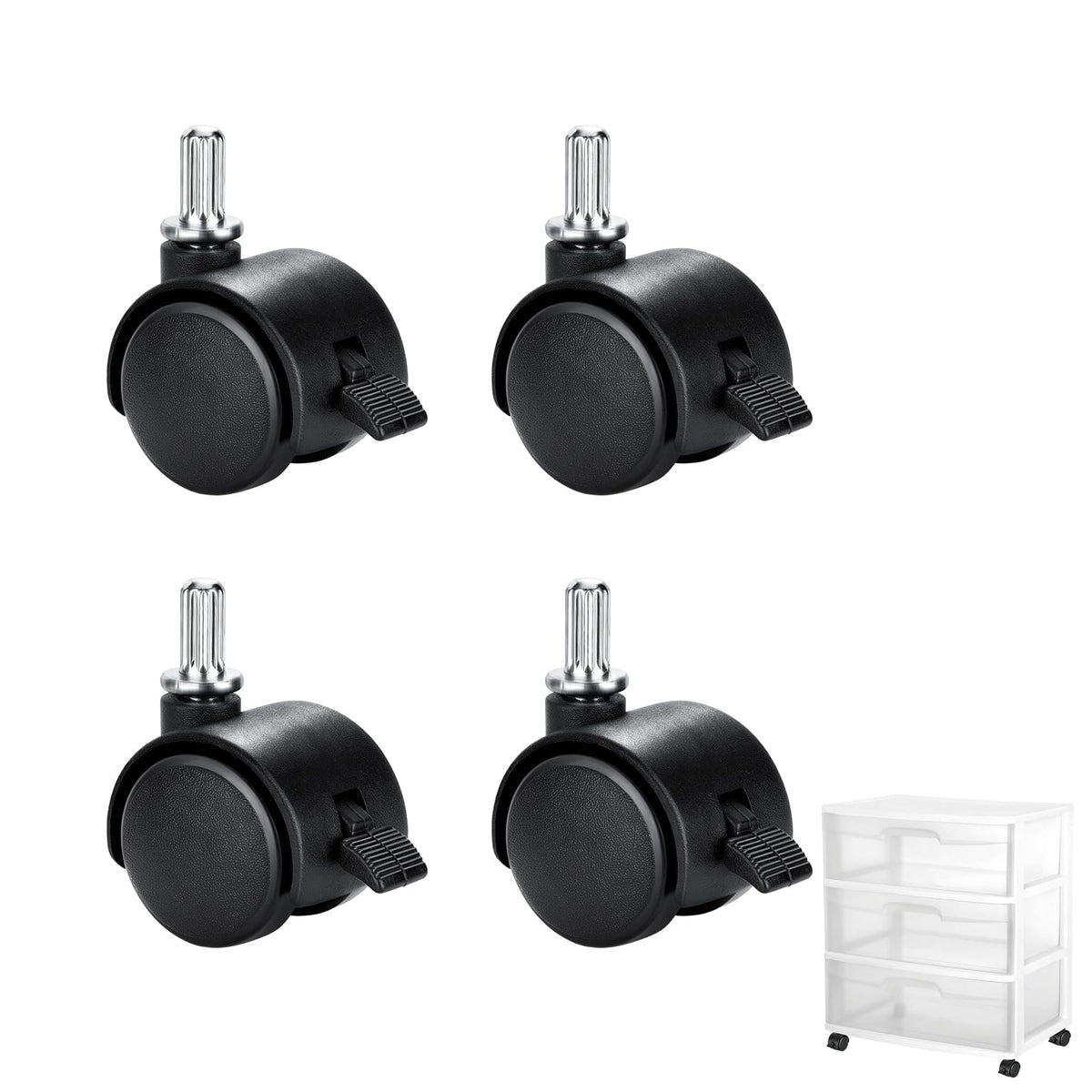 Locking Caster Wheel 4 PCS K903941