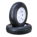 Trailer Tire Wheel ST205/75D15 6PR 101L 5X4.5 White Spoke Pk2 J80314