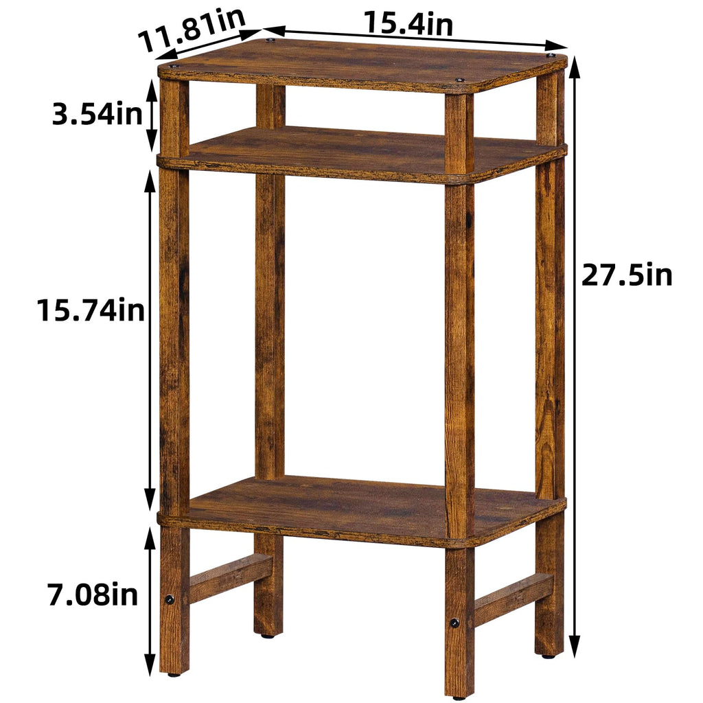 Brown Industrial End Tables E41581