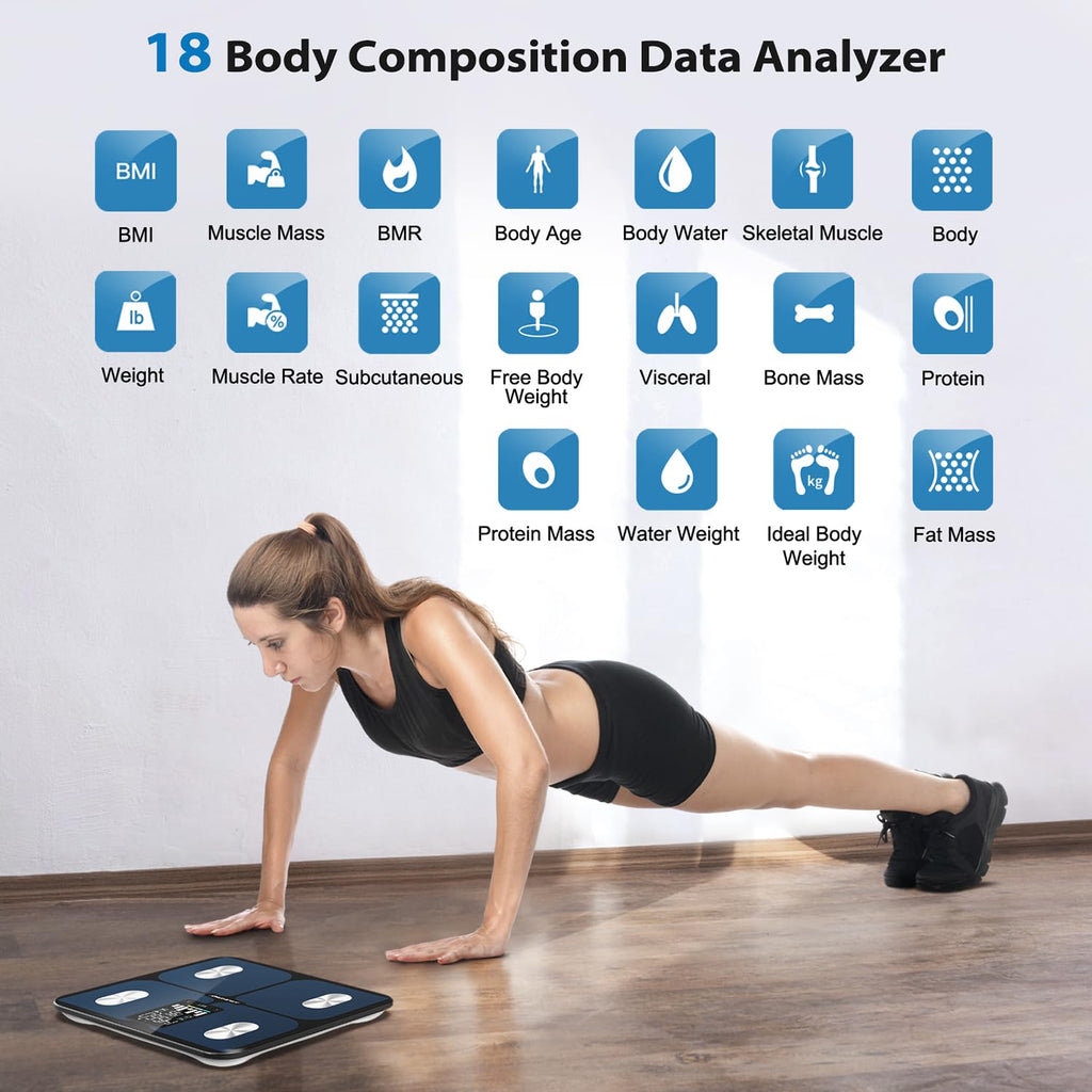 Smart Bathroom Scale for Body Weight and Fat N558