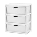 White 3 Drawer Storage Unit O739014