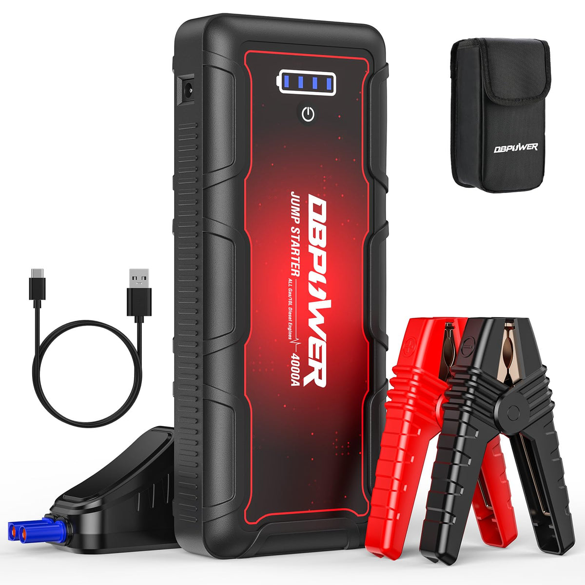 4000A Peak 88.8Wh Portable Car Jump Starter J12570
