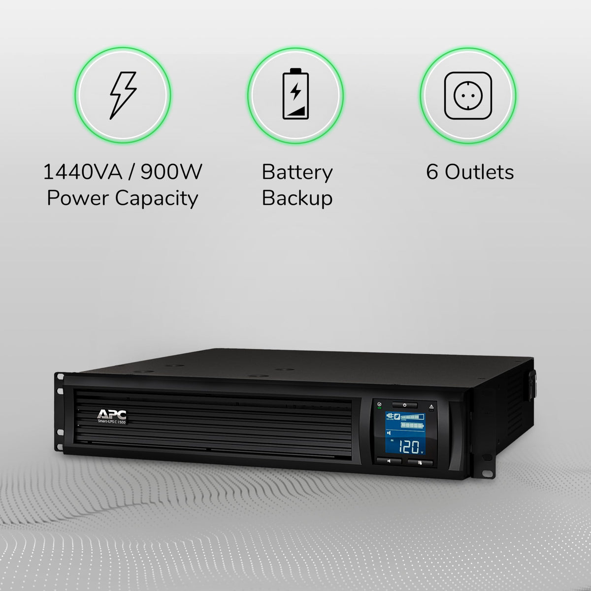 1500VA/900W Rackmount Line Interactive UPS G26220