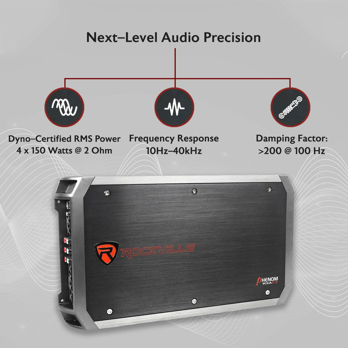 4-Channel Class A/B Car Amplifier 2400W Peak N582