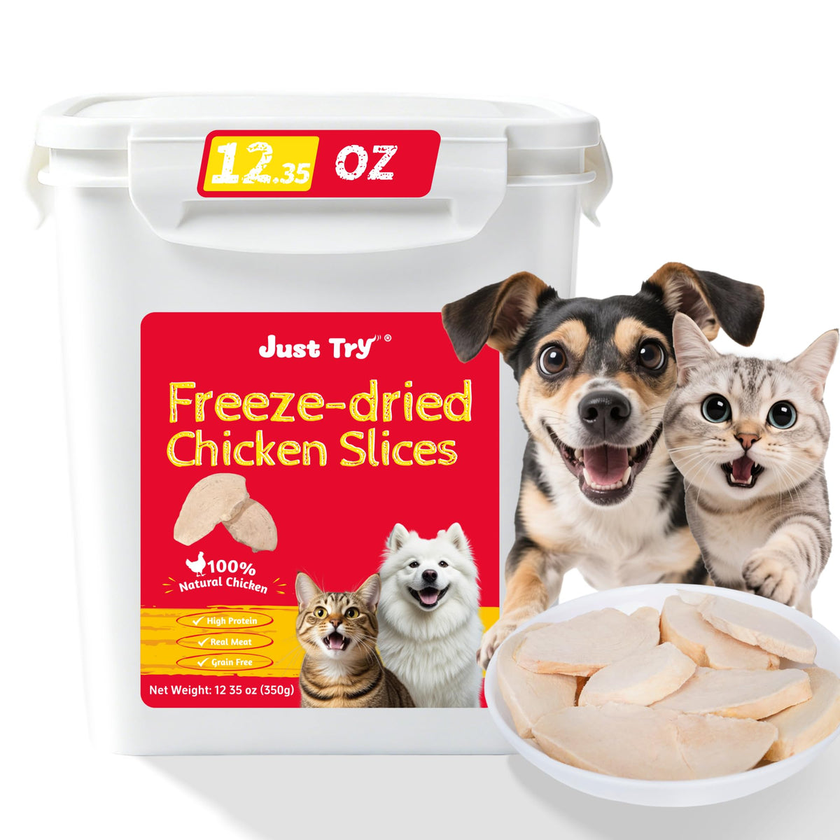 Freeze Dried Chicken Breast Cat & Dog Treats O248