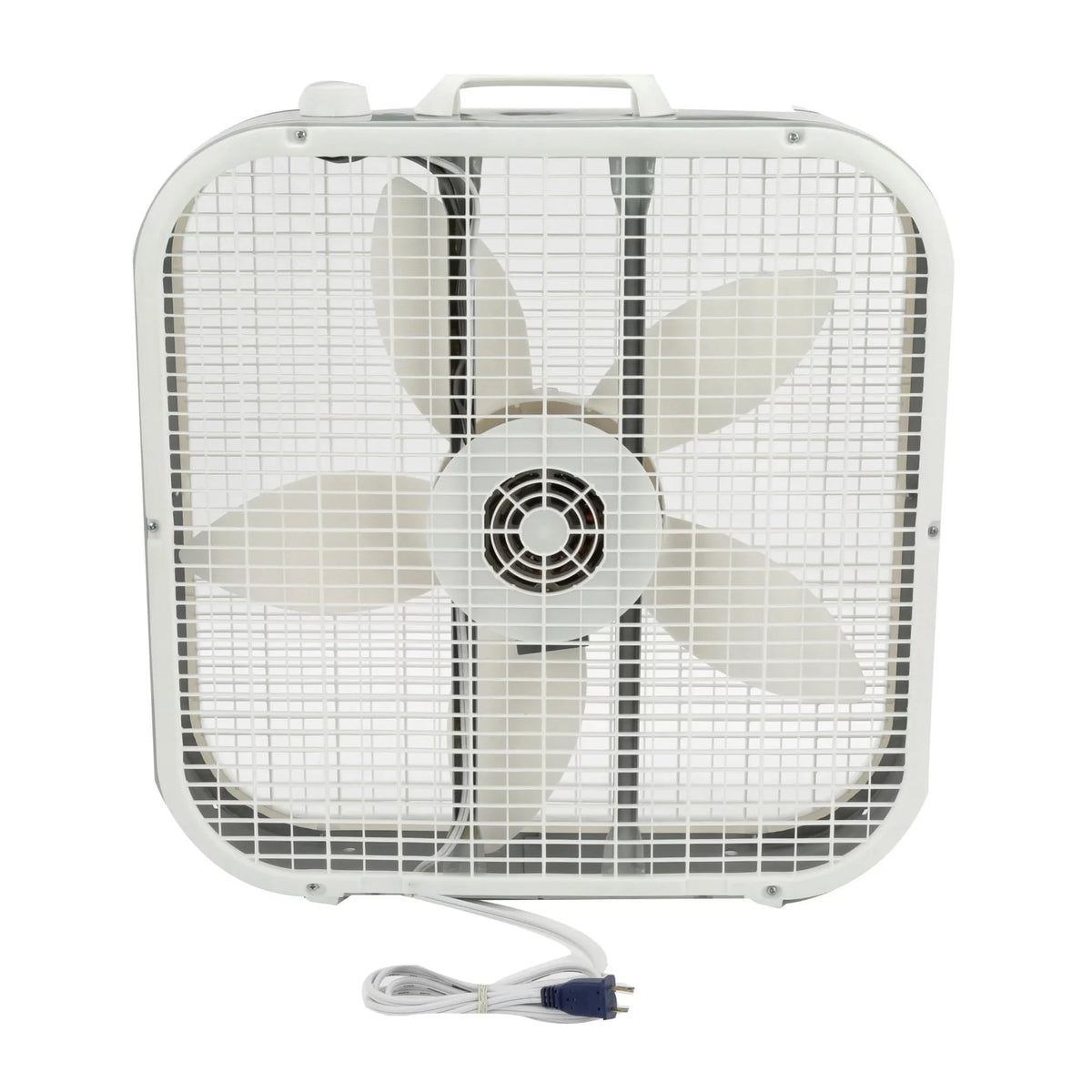 20" 3 Speeds White Portable Floor Fan C387042