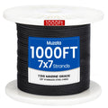 1/8" Black T316 Stainless Steel Cable Railing Wire Rope T287757
