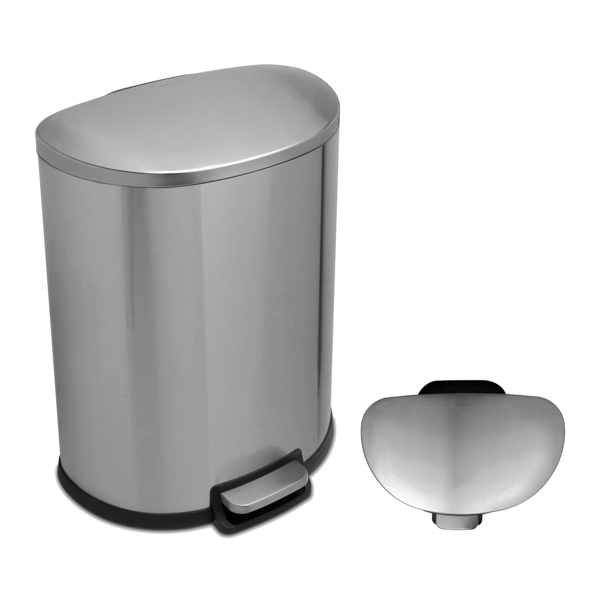 50L Stainless Steel Trash Can with Soft Close Lid B57148