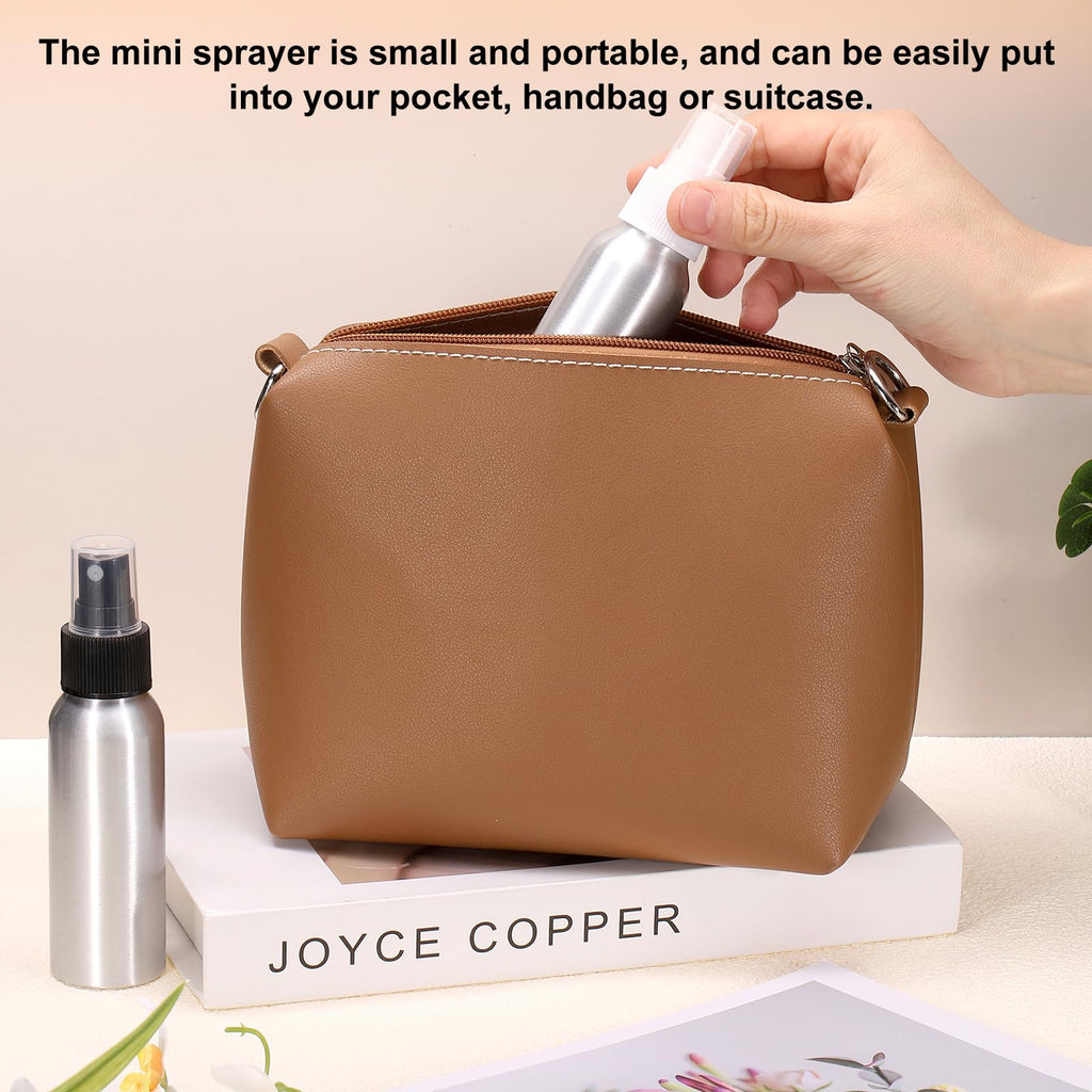 5 Pc 80 ml Aluminum Fine Mist Spray Bottles T353