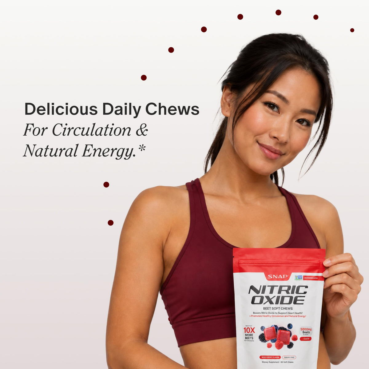 Nitric Oxide Beets Soft Chews + Prostate Health Capsules I394