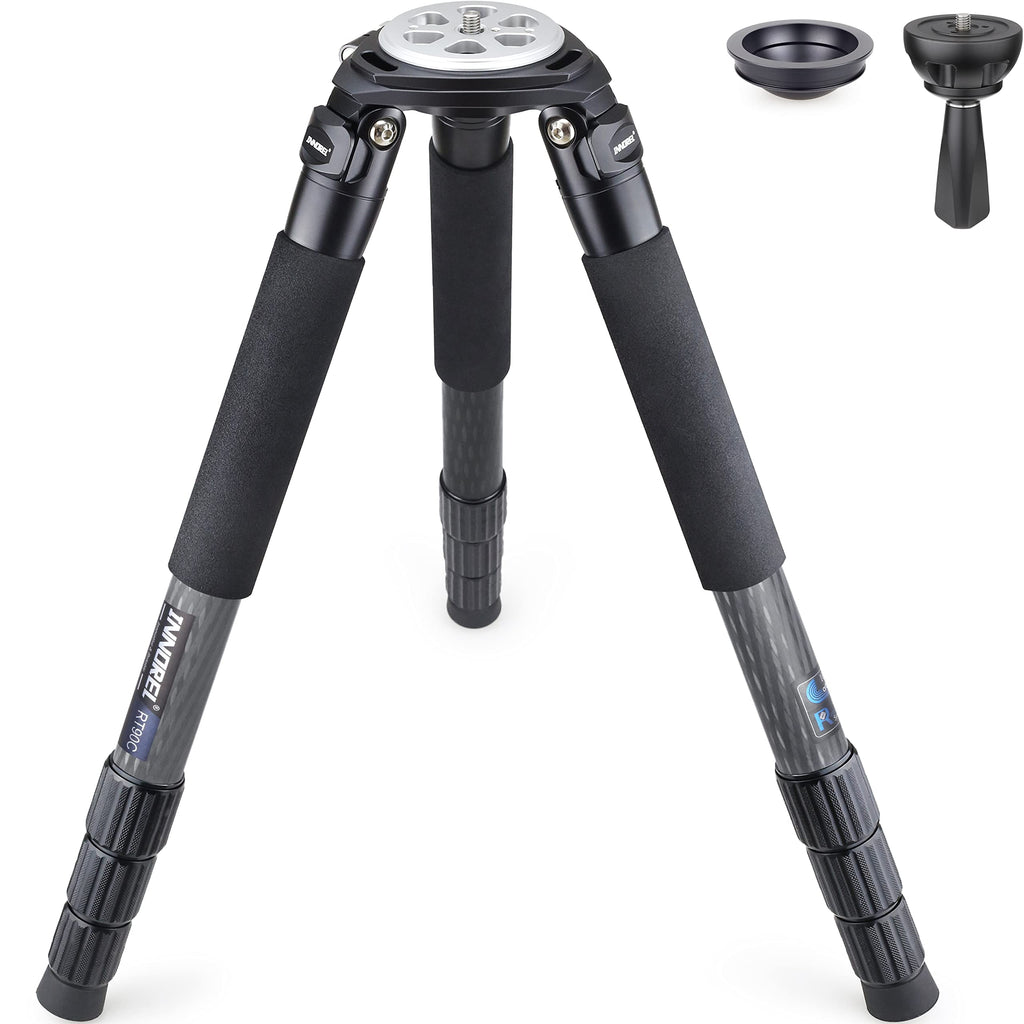 Carbon Fiber Heavy Duty Tripod with 75mm Bowl Adapter 63 inch Black L1238