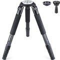 Carbon Fiber Heavy Duty Tripod with 75mm Bowl Adapter 63 inch Black L1238