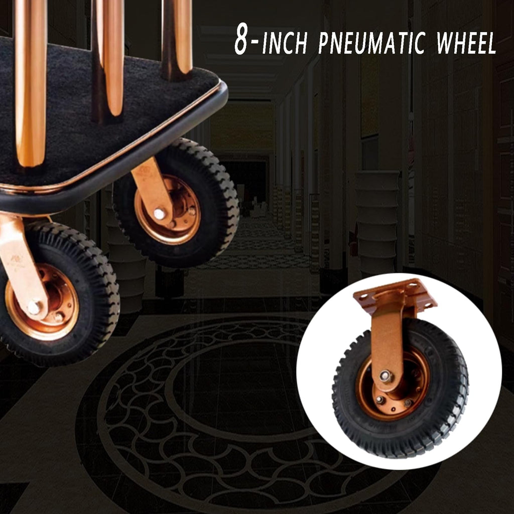 Heavy Duty Luggage Cart with Stainless Steel Frame R1473