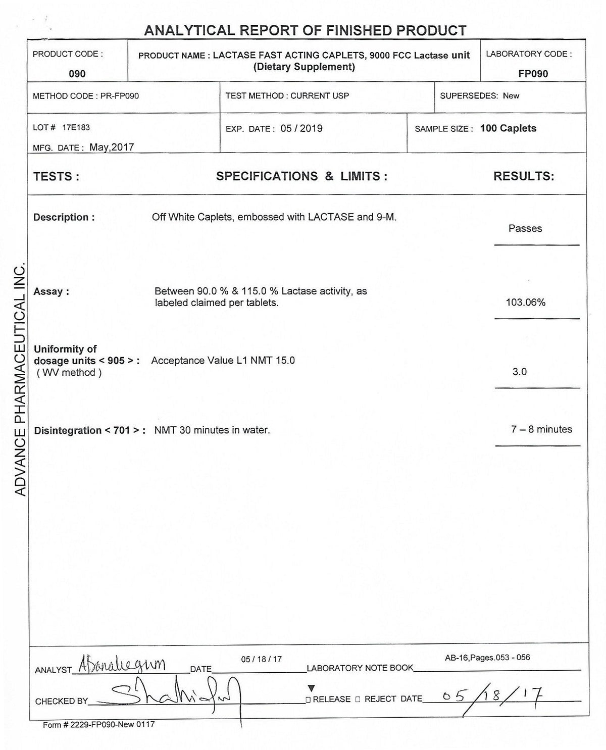Lactase 360 Caplets P493947